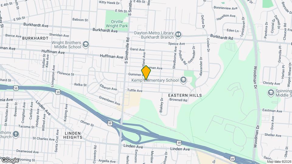 1715 Gondert Ave Map and Location Details