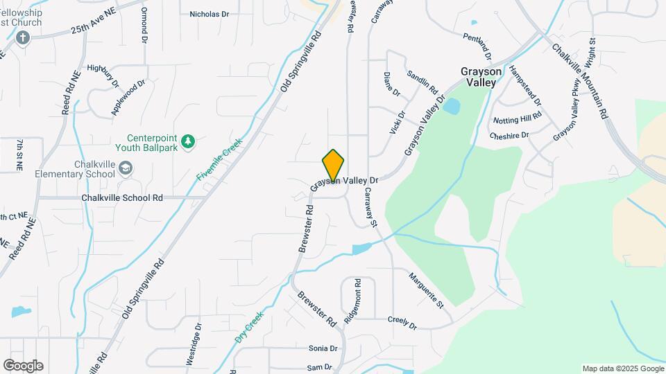 2039 Grayson Valley Dr Map and Location Details