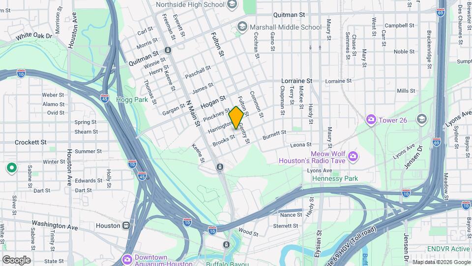 1602 Chestnut St Map and Location Details