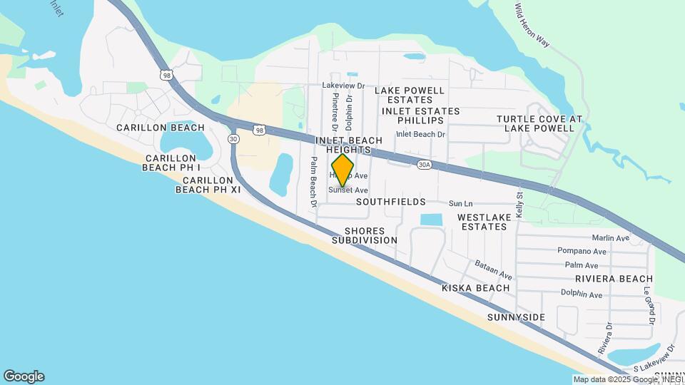 22609 Sunset Ave Map and Location Details