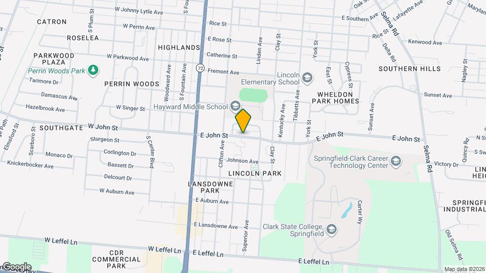 Springfield Village Apts Map and Location Details
