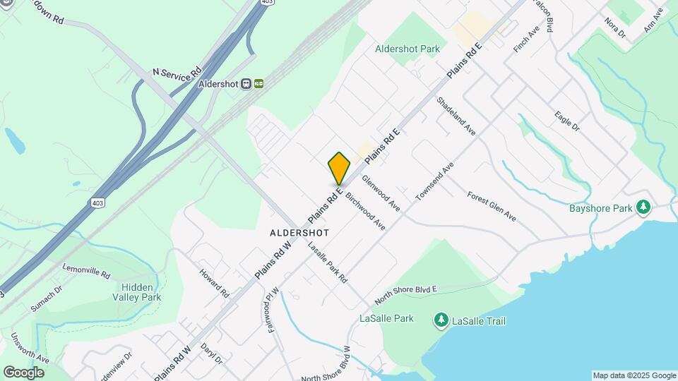 83 Plains Rd E Map and Location Details