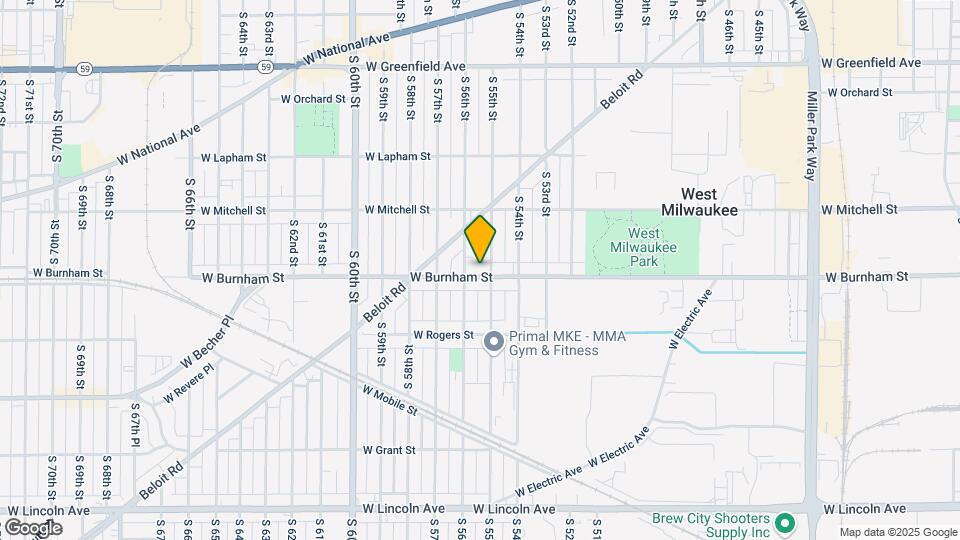 5512 W Burnham St Map and Location Details