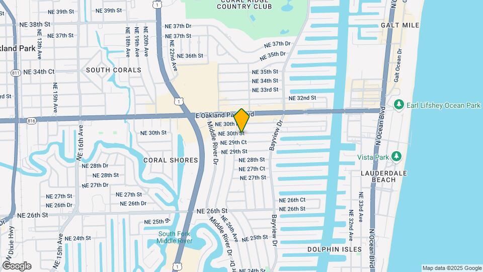 2632 NE 30th St Map and Location Details