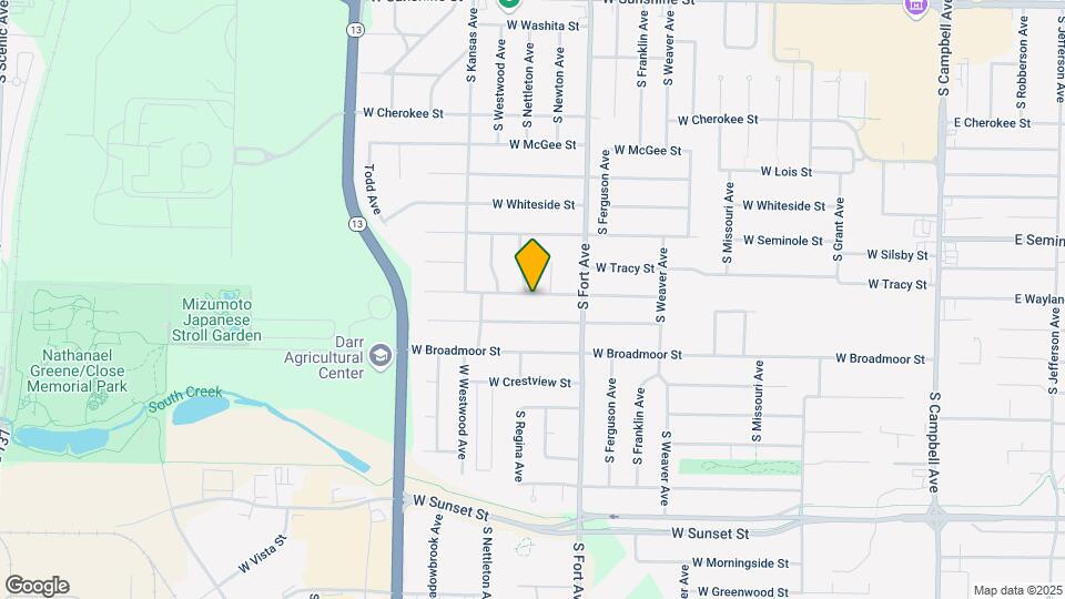 1416 W Wayland St Mapa y Detalles de la Ubicación