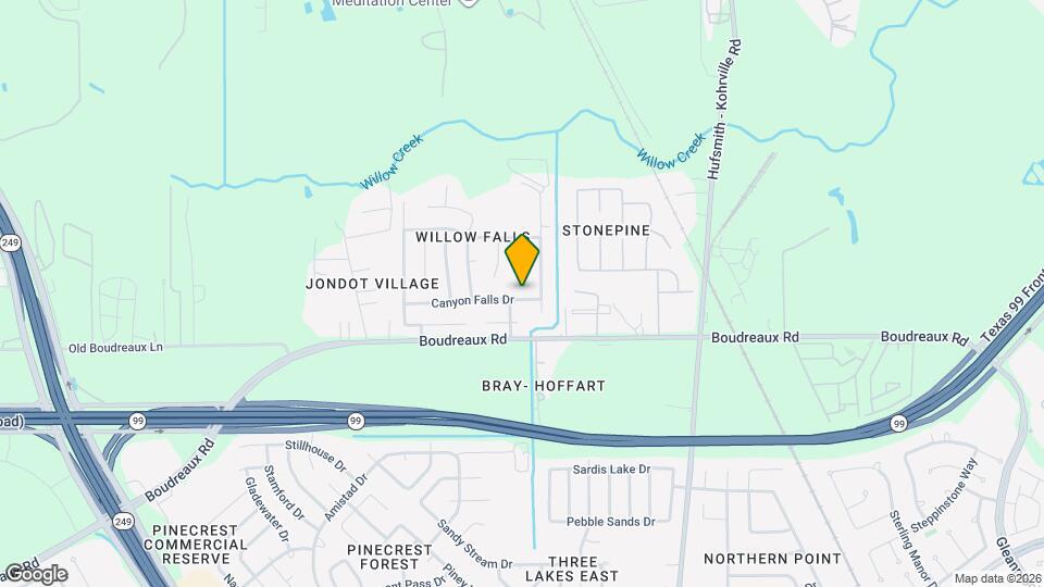 11818 Canyon Falls Dr Map and Location Details