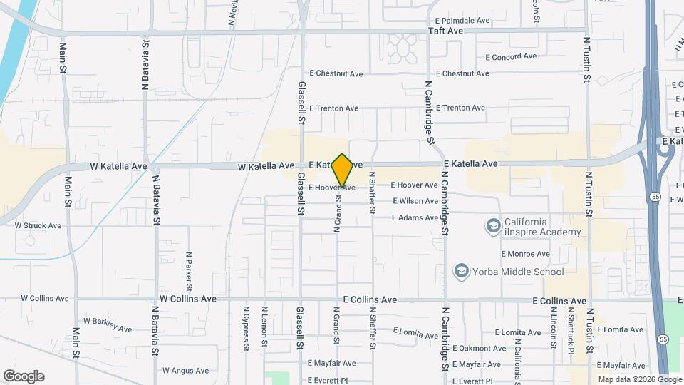 314 E Hoover Ave Map and Location Details