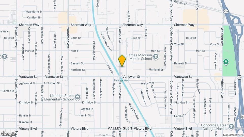 6842 Fulton Ave, Unit 11 Mapa y Detalles de la Ubicación