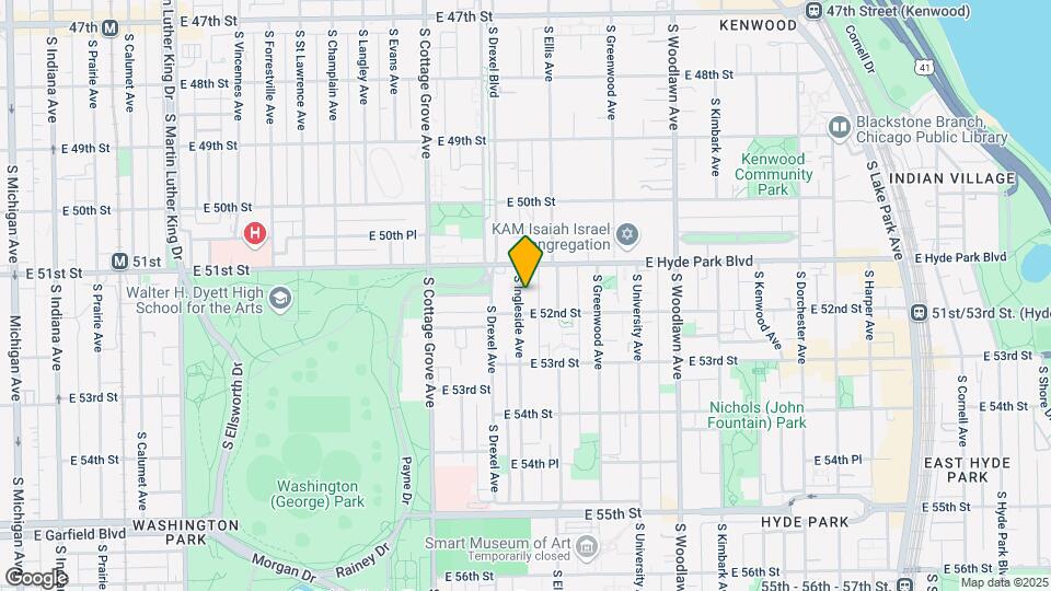 5125 S Ingleside Ave Map and Location Details