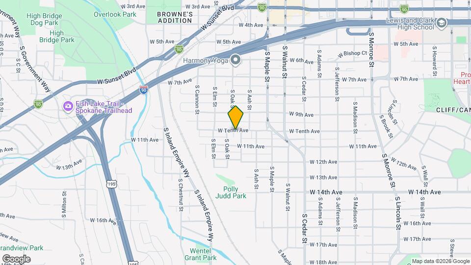 1735 W Tenth Ave Map and Location Details