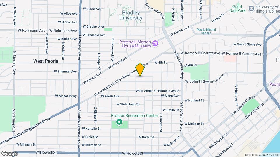1313 W John H Gwynn Jr Ave Map and Location Details