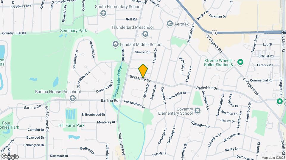 425 Berkshire Dr Map and Location Details