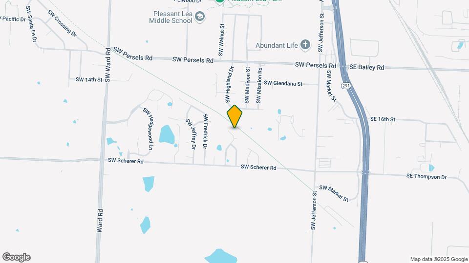 1521 SW Shelby Dr Map and Location Details