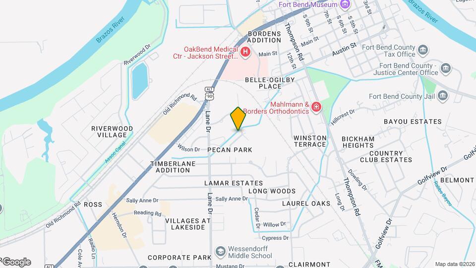 1413 Bridle Path Map and Location Details