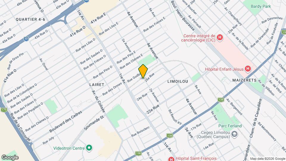 185 26E Rue Map and Location Details