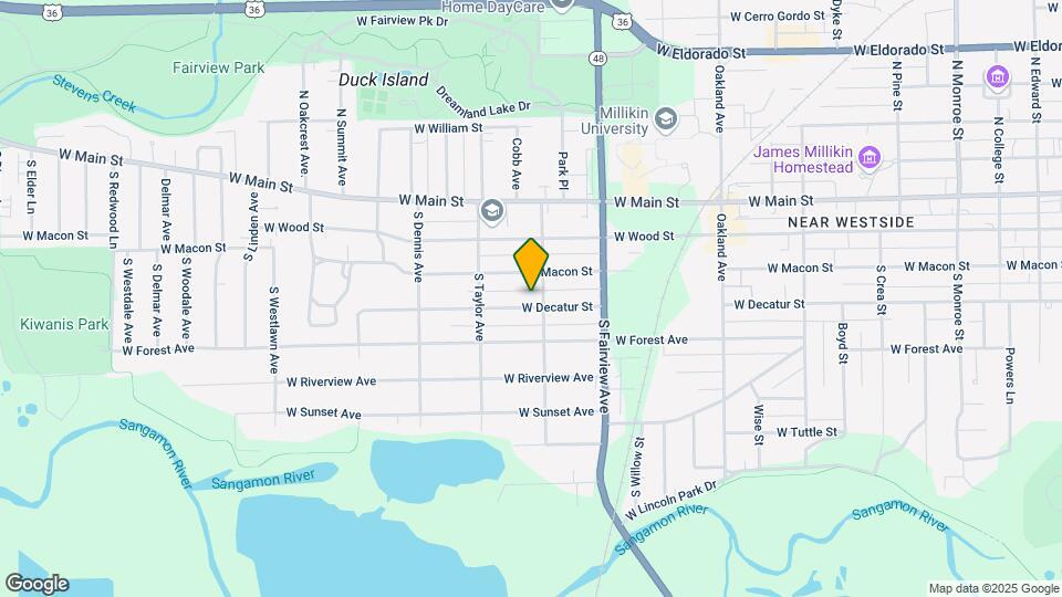 1416 W Decatur St Map and Location Details