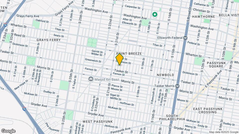 1532 S Woodstock St Map and Location Details