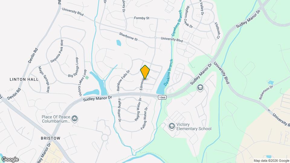 12314 Tanalian Falls Ln Mapa y Detalles de la Ubicación