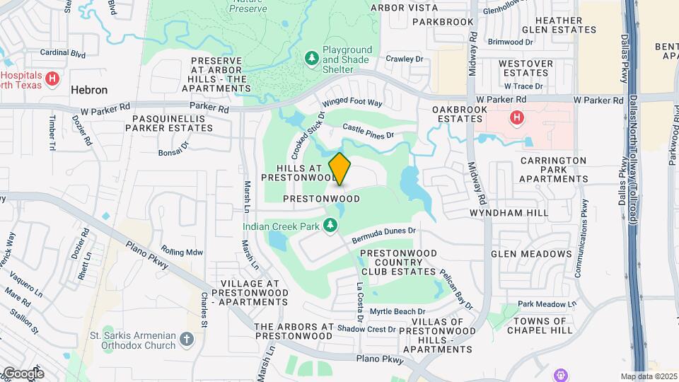 2801 Greenhill Dr Map and Location Details