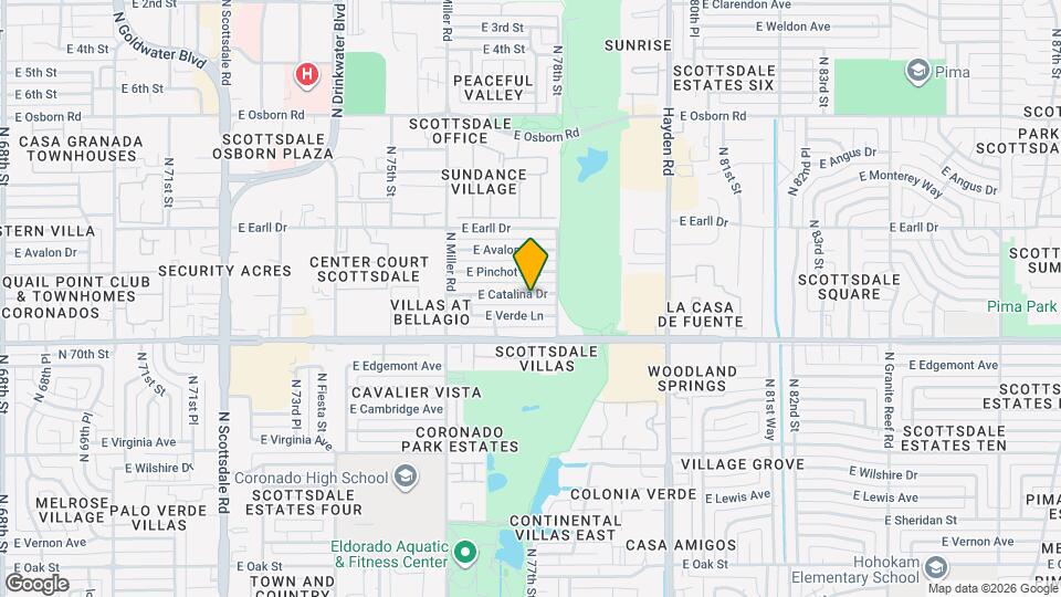 7729 E Catalina Dr, Unit SI ID1570259P Map and Location Details