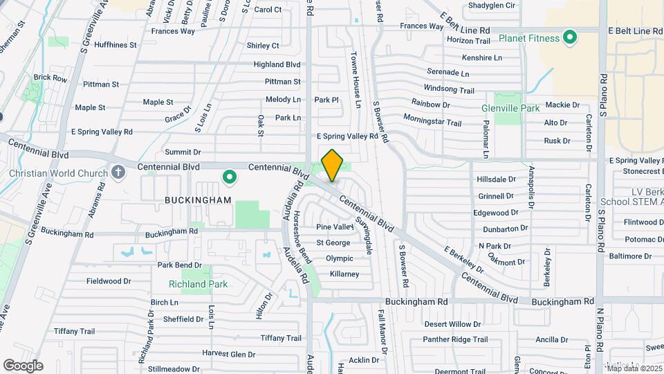 806 Cresside Ln Map and Location Details