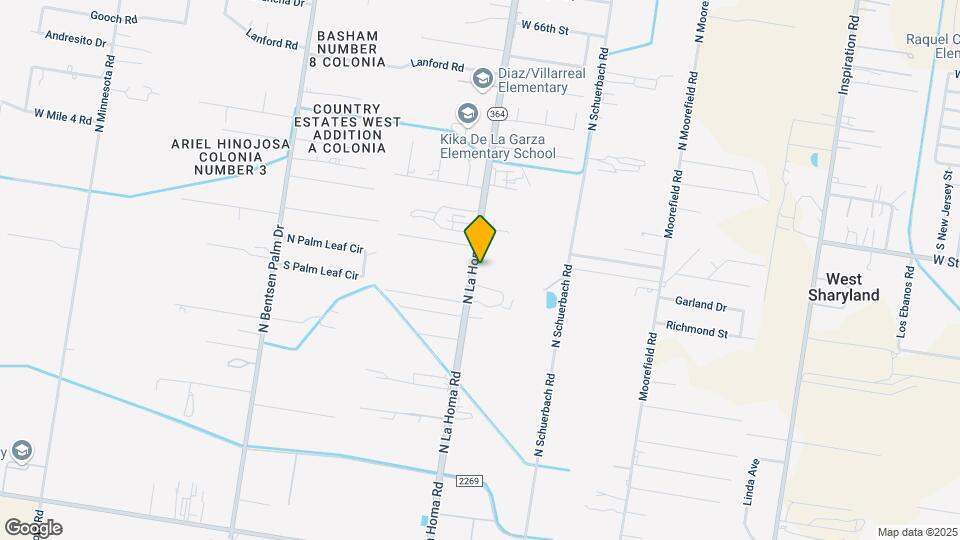 5020 N La Homa Rd Map and Location Details