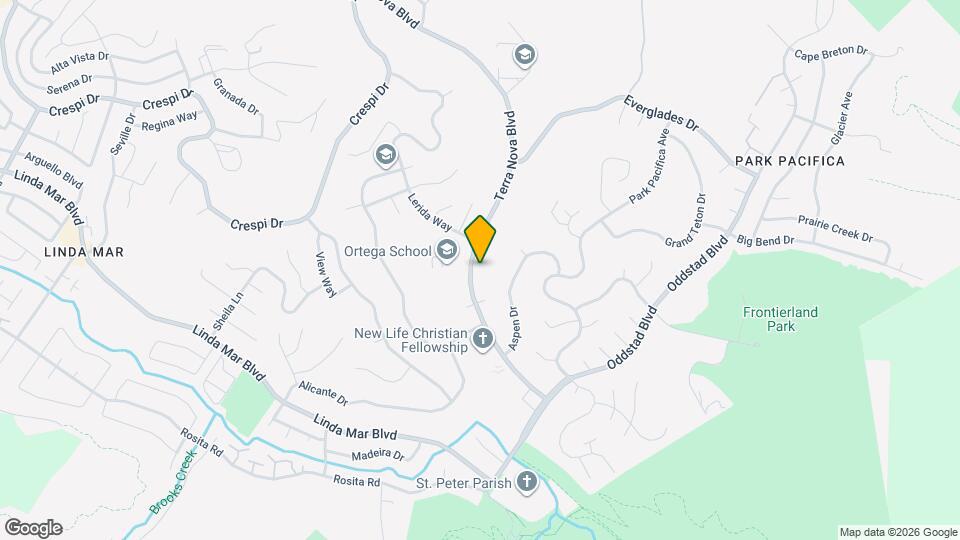1254 Terra Nova Blvd Map and Location Details