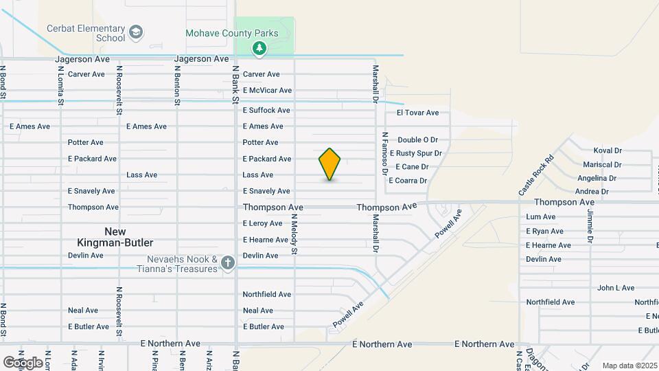 3175 E Snavely Ave Map and Location Details
