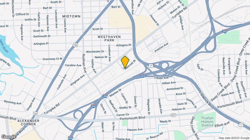 3309 Mascott St Map and Location Details