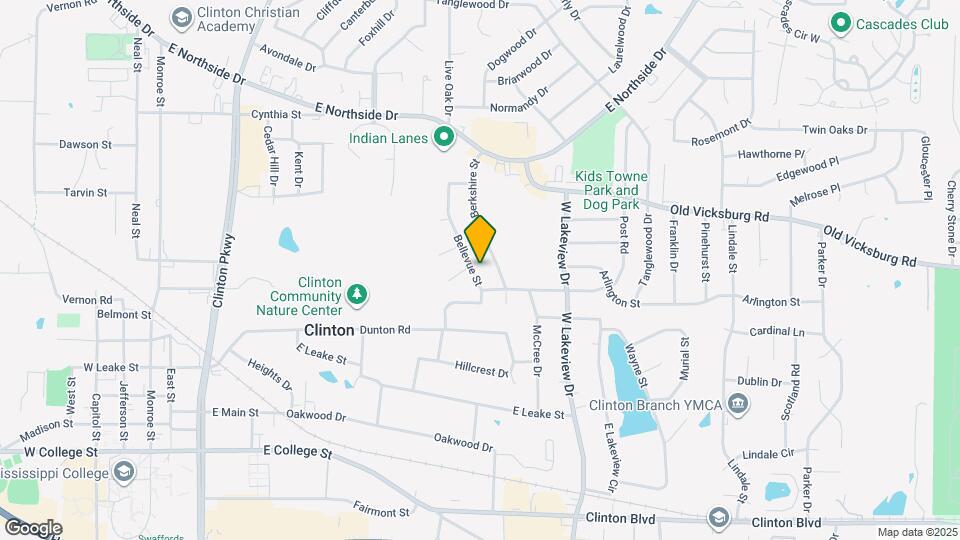 616 Bellevue St Map and Location Details