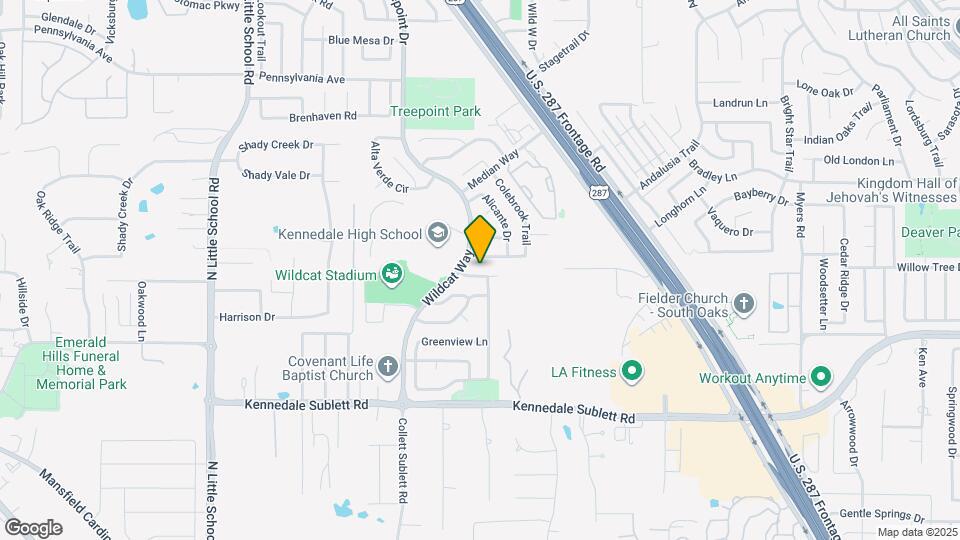 5707 Blue Meadow Trail Map and Location Details