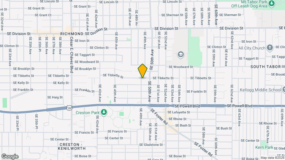 3110 SE 49th Ave Mapa y Detalles de la Ubicación
