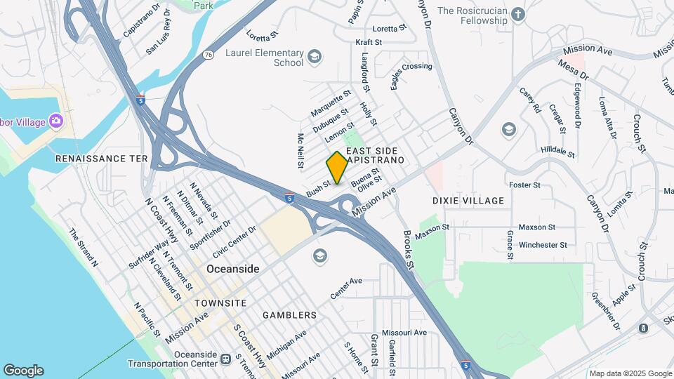 1330 Buena St Map and Location Details