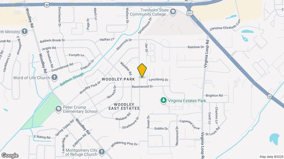 4018 Strathmore Dr Map and Location Details