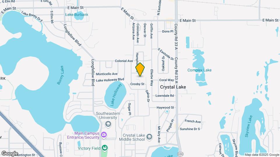 604 Hickory Ln Map and Location Details