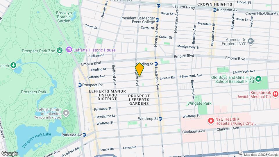447 Rogers Ave Mapa y Detalles de la Ubicación