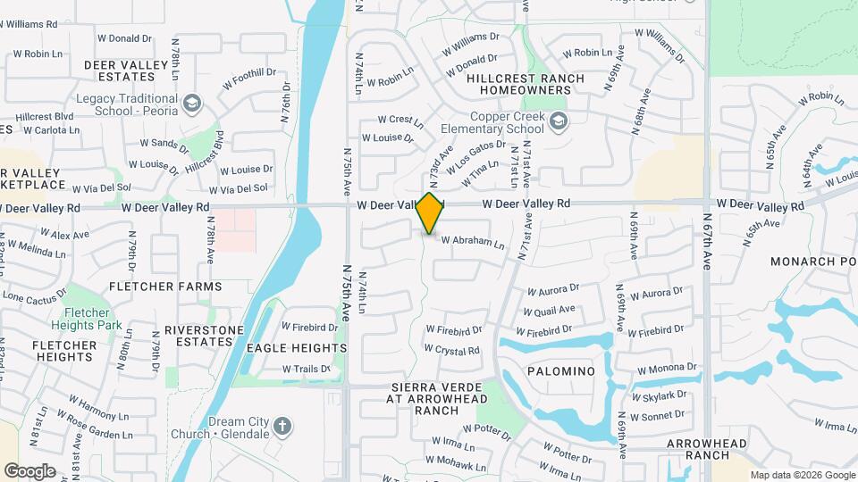 21506 N 73rd Ave Map and Location Details