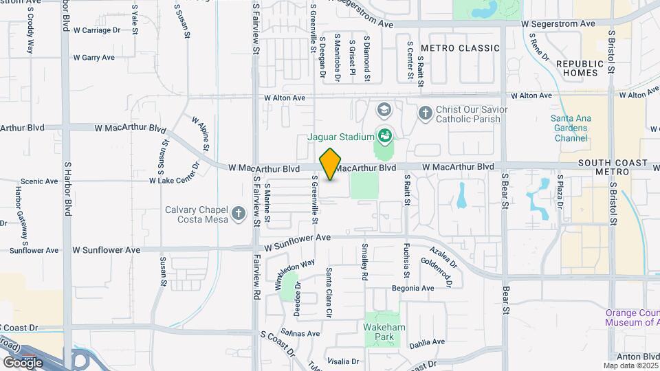 2538 W MacArthur Blvd, Unit 117 Map and Location Details