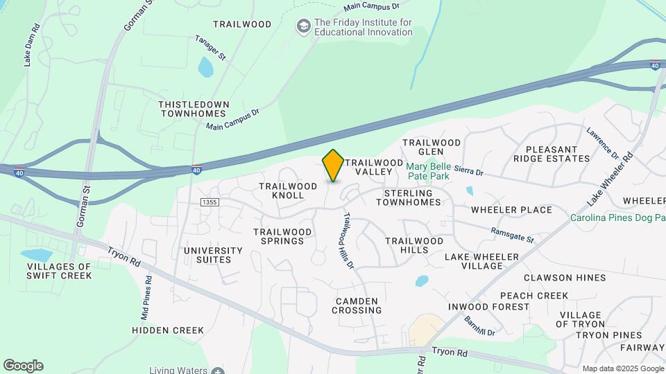 1901 Trailwood Heights Ln Map and Location Details
