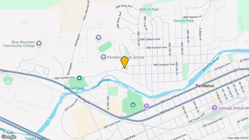 1411 NW Carden Ave Map and Location Details