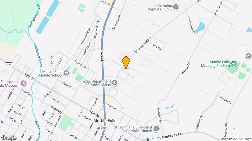 901 Mayfield Dr Map and Location Details