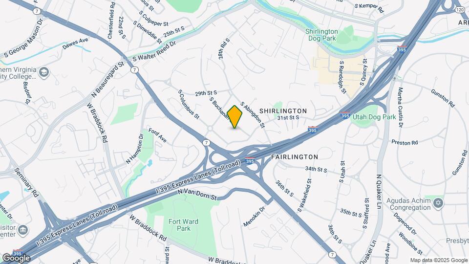 3050 S Buchanan St Map and Location Details