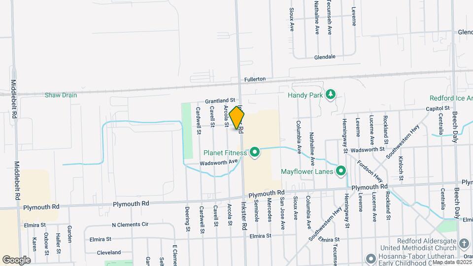 12161 Inkster Rd Map and Location Details