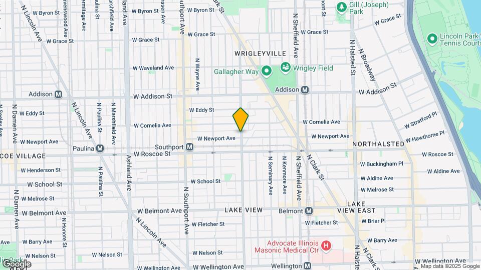 3440 N Racine Ave Map and Location Details