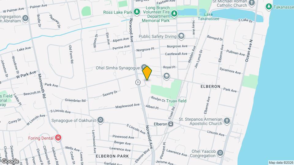 303 Park Terrace Map and Location Details