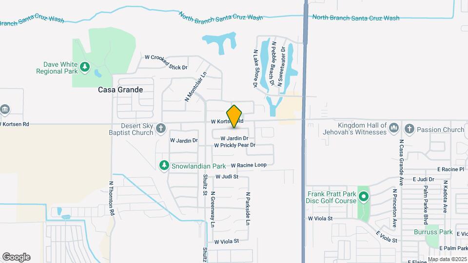 645 W Kingman Loop Map and Location Details