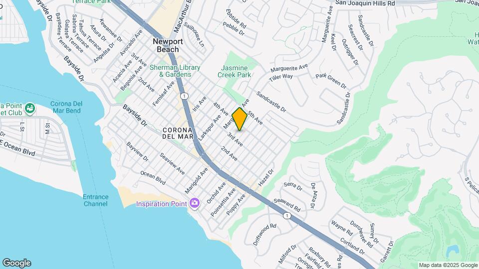 610 Marigold Ave Map and Location Details