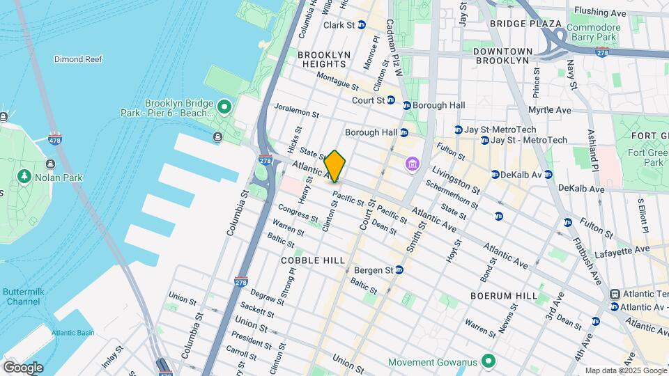 214 Clinton St Mapa y Detalles de la Ubicación