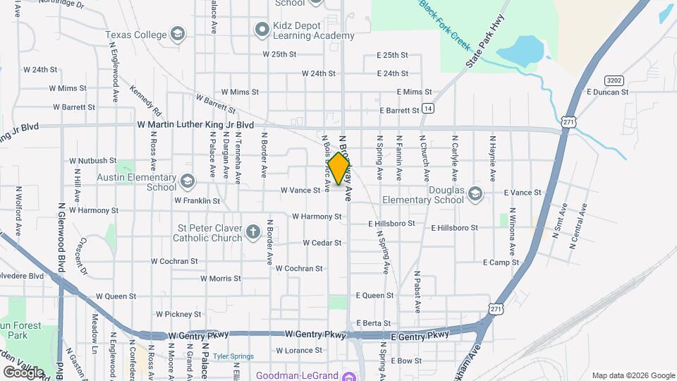 W. W Vance St Map and Location Details