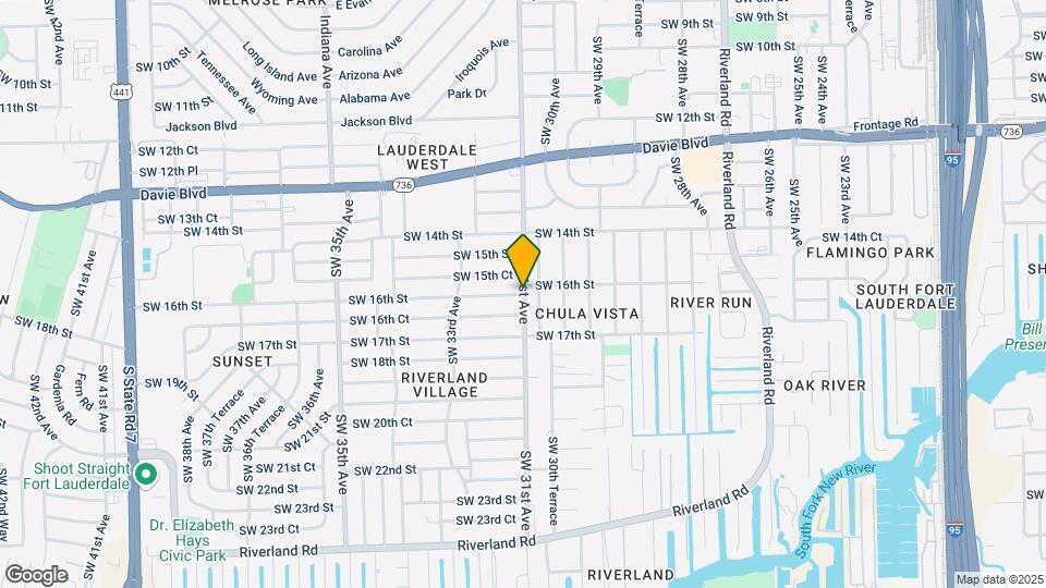 33xx SW 16th St Map and Location Details